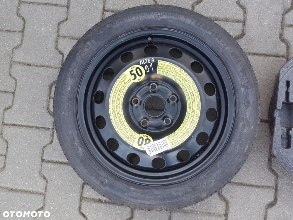 SEAT ALTEA LEON II A3 8P KOŁO DOJAZDOWE 16 5X112 LEWAREK - 3