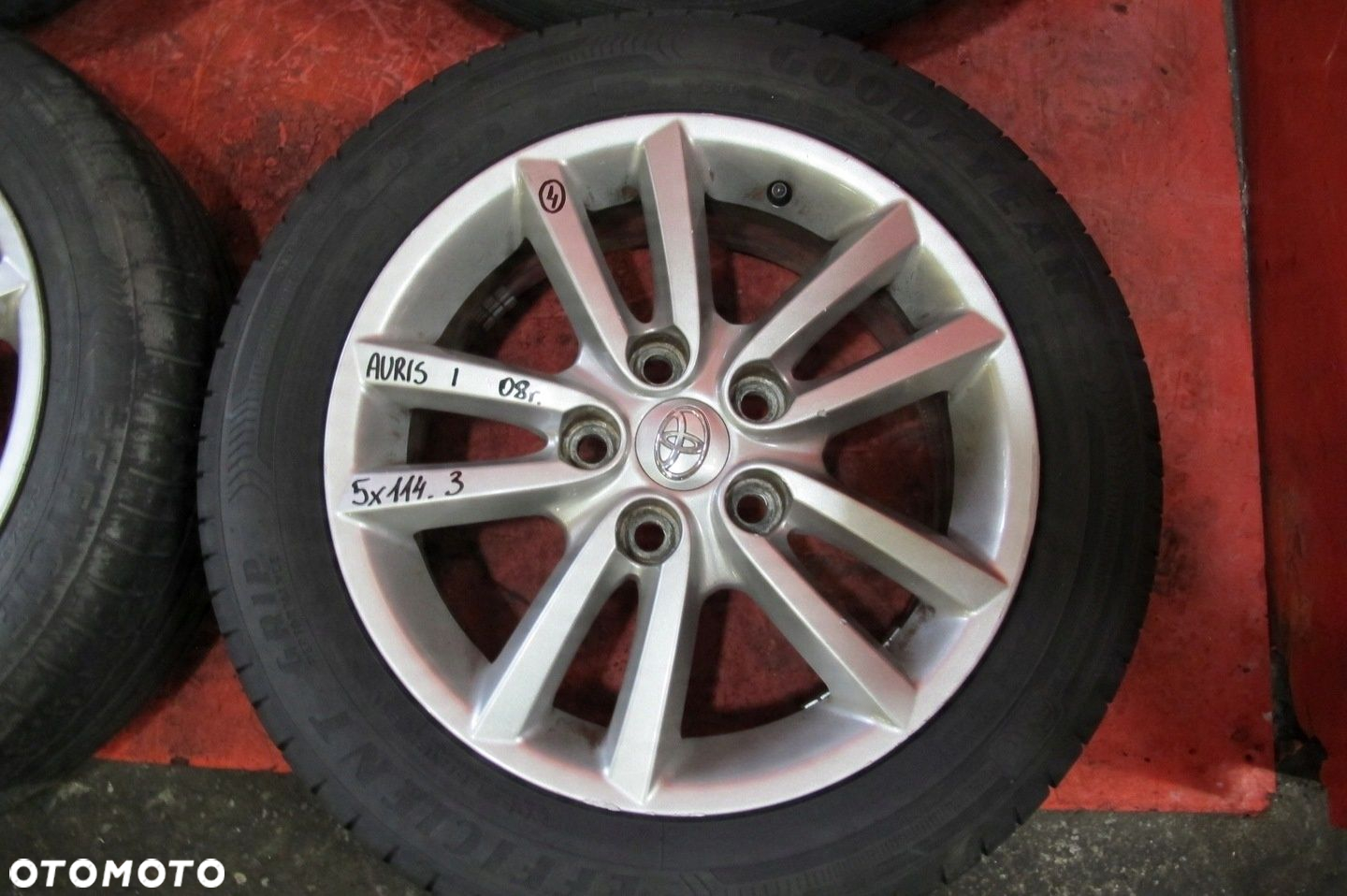 TOYOTA AURIS I 1 E15 COROLLA KOŁA FELGI 16 6.5J ET45 5x114.3 205/55R16 - 11