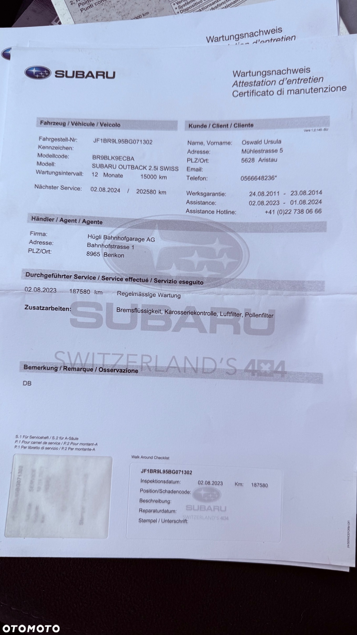 Subaru Outback Legacy 2.5i Active AT - 14
