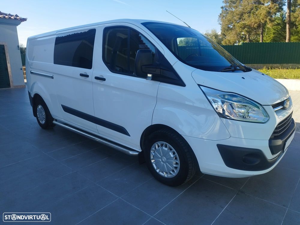 Ford Transit Custom  2.2 Tdci 125 Cv L2H1 Cabine  Dupla 6 Lugares - 2