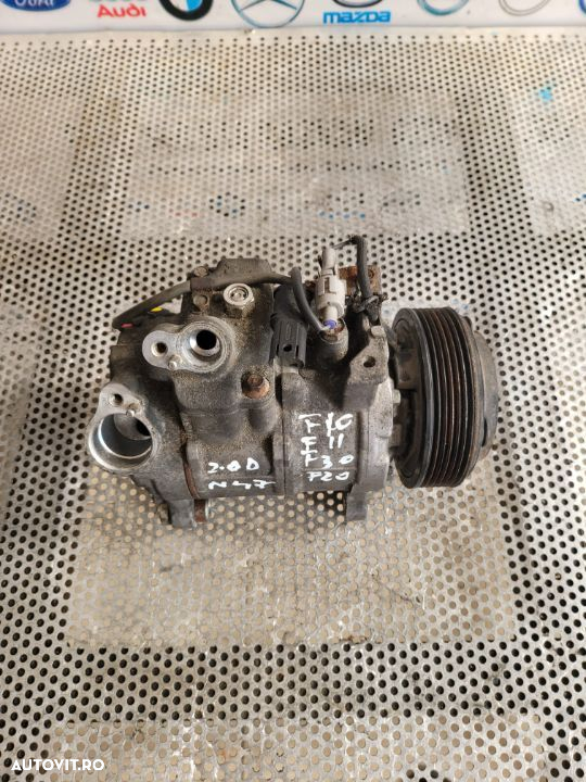 Compresor Clima Bmw F10 F11 F30 F31 F32 F33 F36 F20 F21 X1 E84 Etc. 2.0 D N47 -3820 6SBU14A - 2