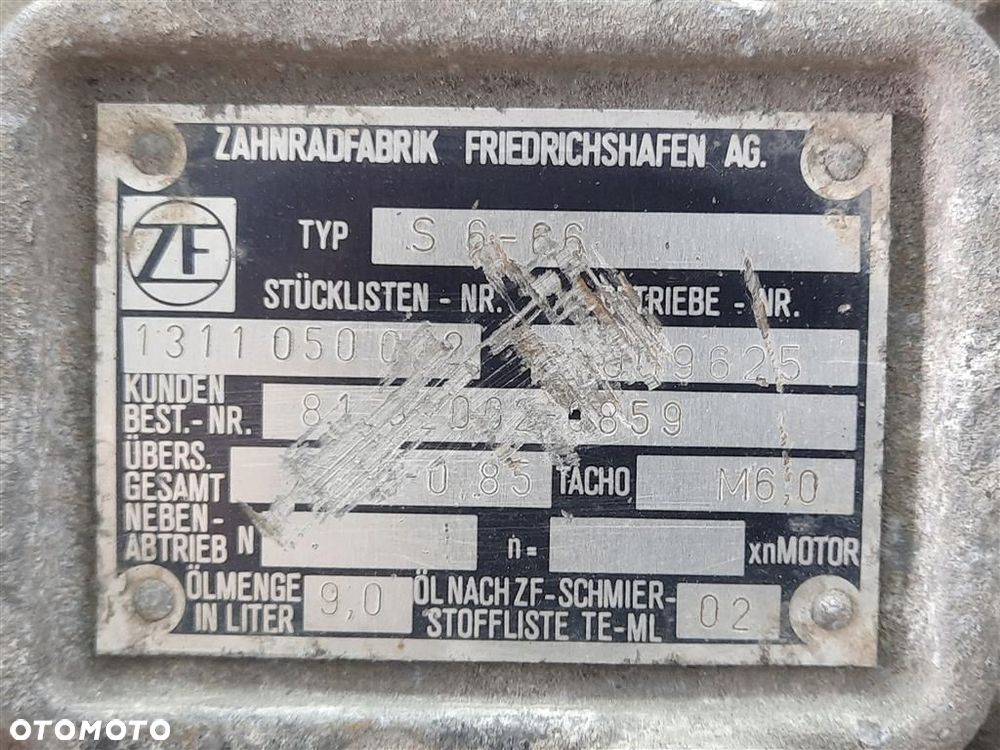 Skrzynia biegów Manualna Man F2000 S6-66 - 8