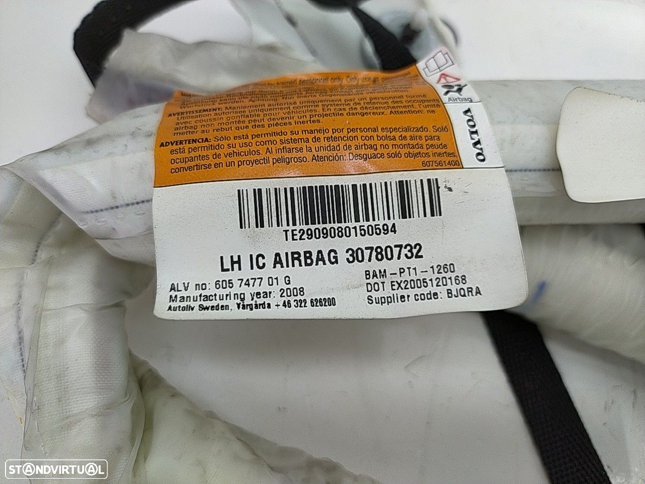 Airbag Cortina Esq Volvo C30 (533) - 5