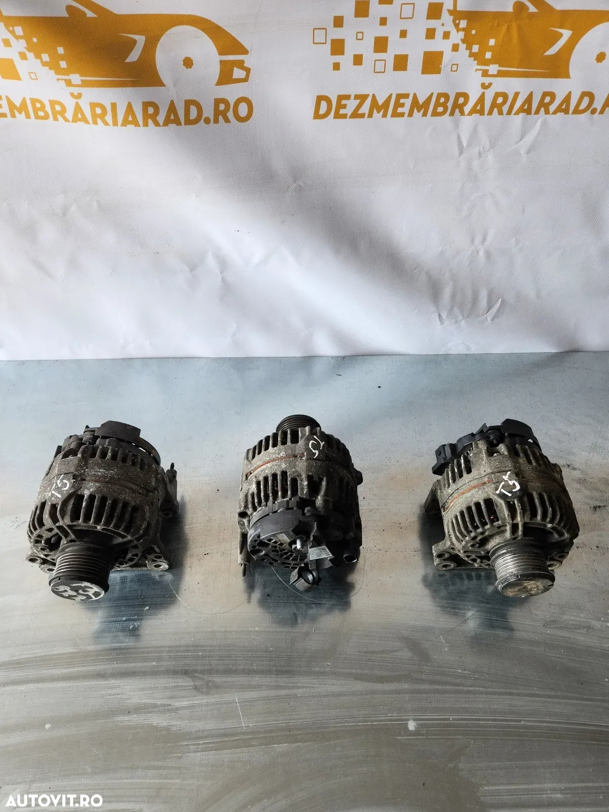 Alternator Vw Transporter T5 1.9 Tdi Motor BRR BRS 90A Testat Factura Si Garantie - 2