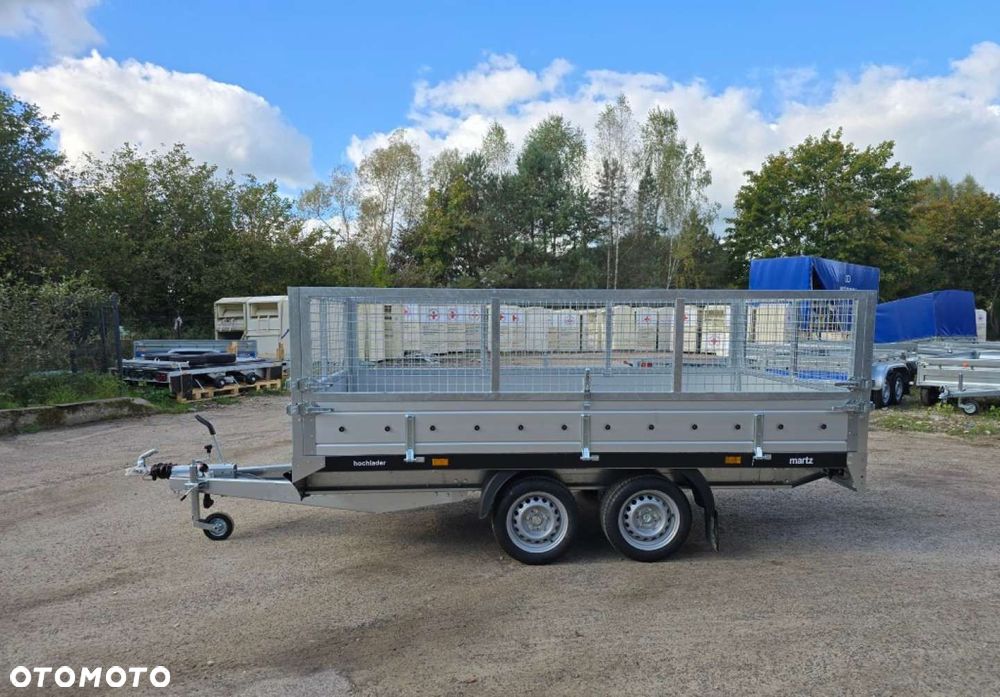 Martz Martz Hochlader przyczepa dwuosiowa 320/2 2,7T burty Alu - 3