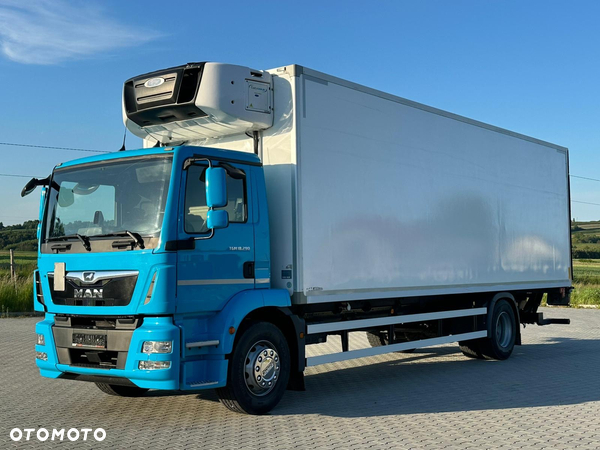 MAN TGM 18.290 / CHŁODNIA / WINDA / 20 EUROPALET / 8.2 M DŁUGOŚCI / CARRIER / AUTOMAT / 2018 ROK / 410 TYS KM