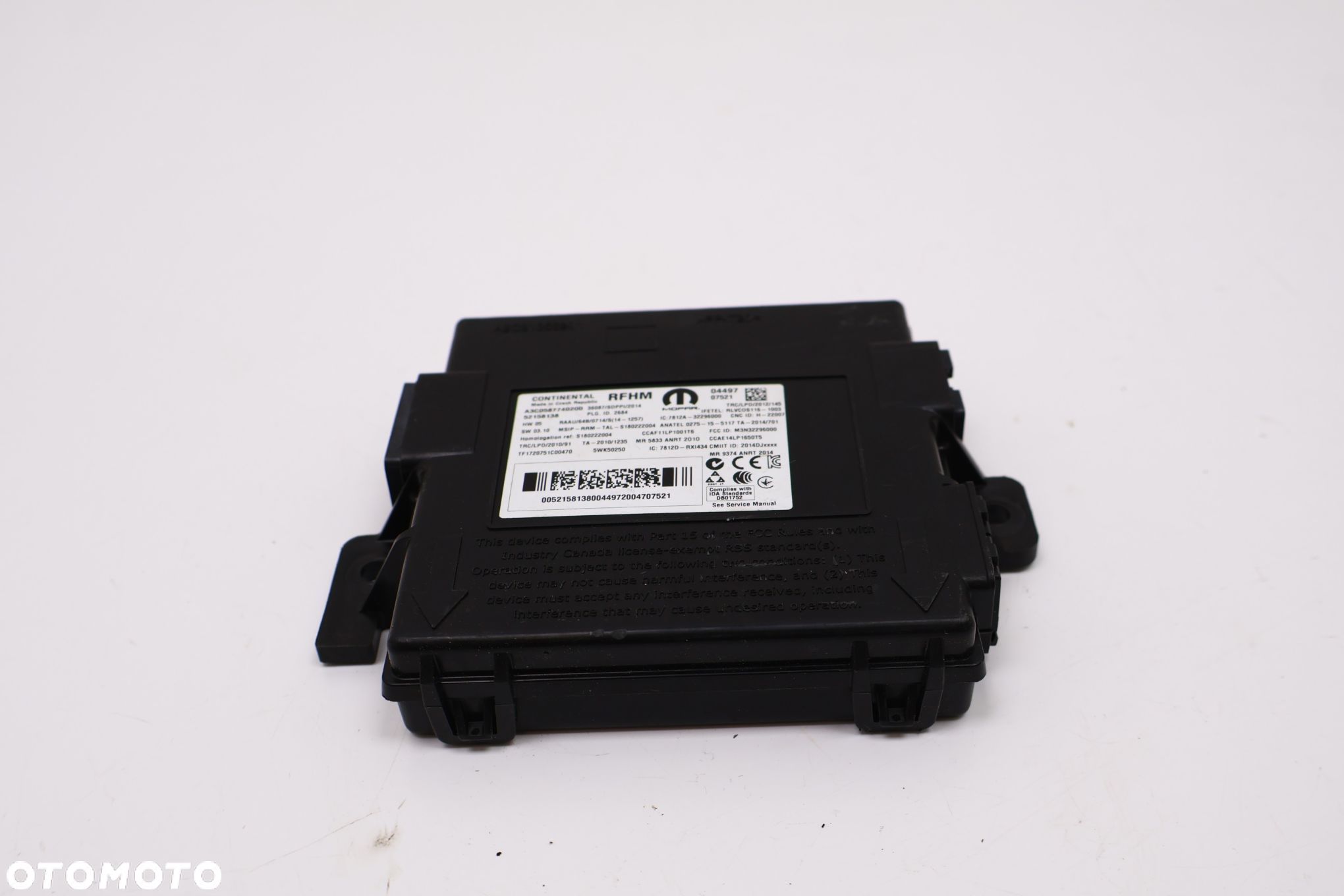 FIAT TIPO SENSOR MODUŁ AIRBAG 52158138 - 1