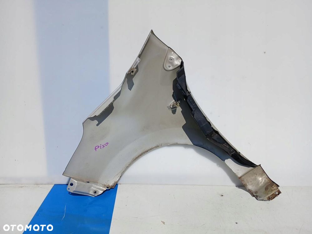 BŁOTNIK PRZÓD PRZEDNI PRAWY NISSAN PIXO SREBRNY - 5