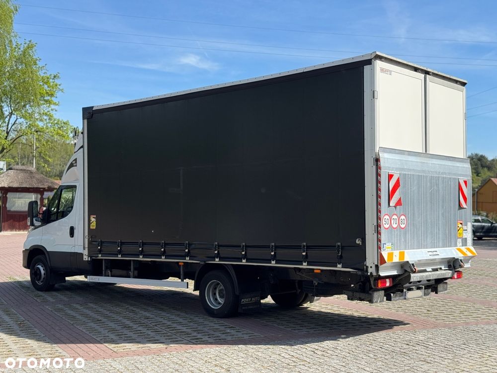 Iveco Daily 2023r Hi-Matic‼️72C21‼️Winda Dhollandia 1000KG // Plandeka 15 Palet // Najnowszy Tachograf // 2x Firanka ‼️Spanie z tyłu WEJKAMA 2x łóżko  Wysokość rampowa Full LED Tempomat aktywny  Salon Polska DMC7200KG Faktura Vat 23% TwinCab - 5