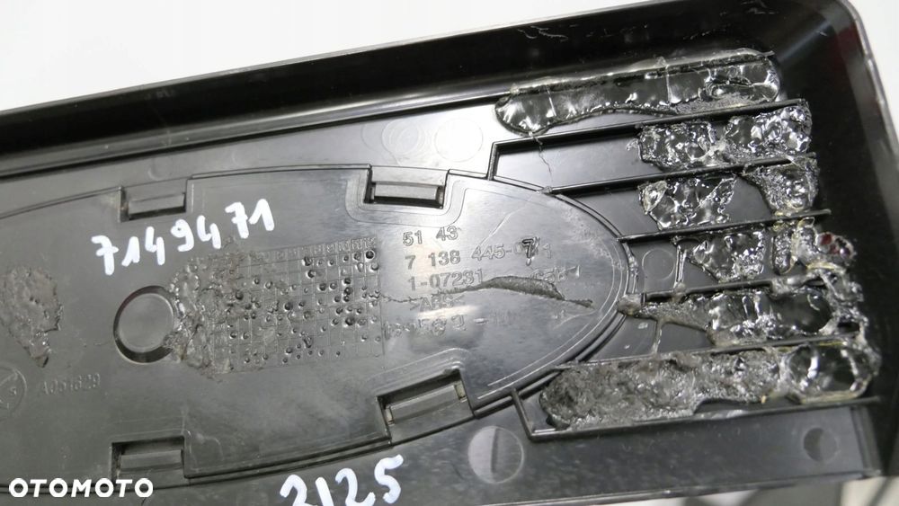 mini r55 r56 r60 r61 pedał gazu podstopnica nakładka hamulca 7149471 - 5