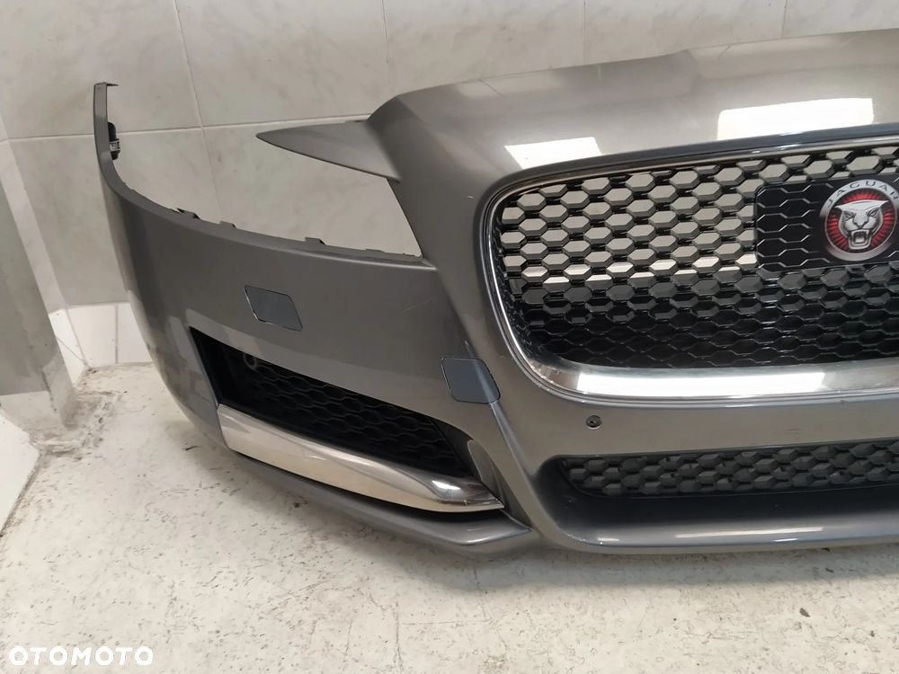JAGUAR XF X260 ZDERZAK PRZÓD PRZEDNI KOMPLETNY 4XPDC SPRYSKIWACZE GRILL ATRAPA CHŁODNICY ZNACZEK POD RADAR WIĄZKA ORYGINAŁ - 4
