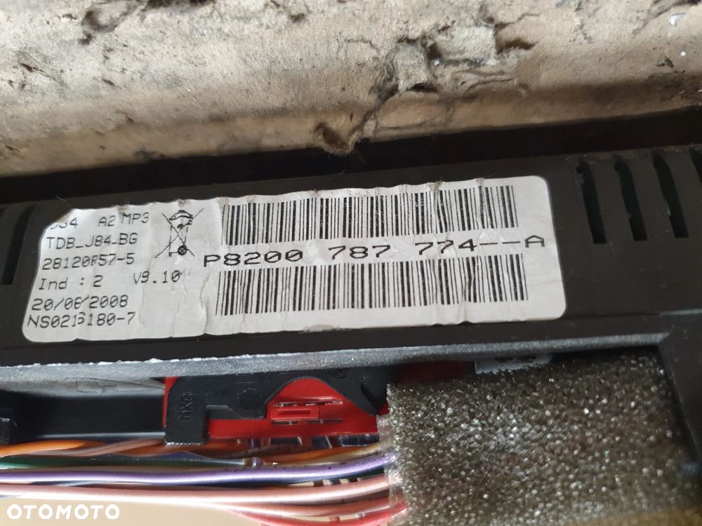 #LICZNIK WYŚWIETLACZ RENAULT SCENIC II nr P8200787774A - 2