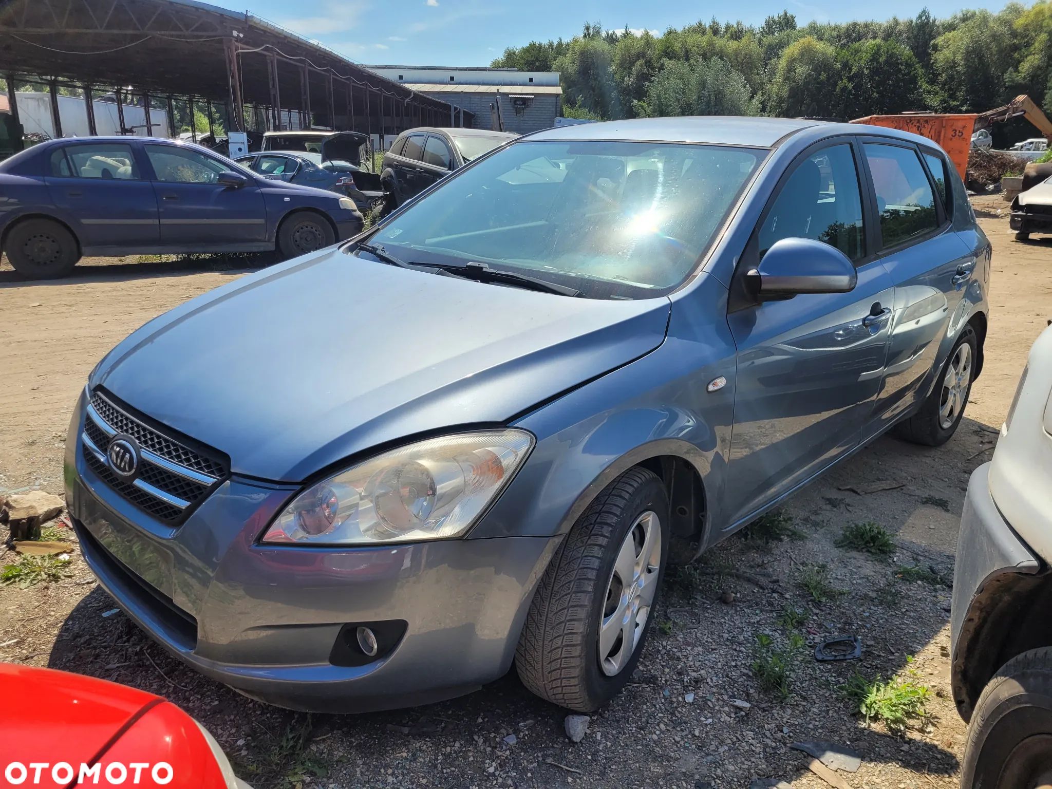 KIA CEED I 3A maska pokrywa silnika klapa bagażnika zderzak lampa reflektor pas przedni stop lampy halogeny - 1