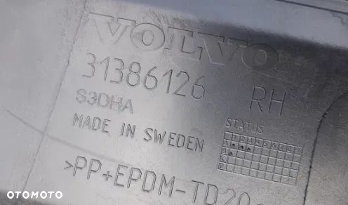 Próg nakładka progowa Volvo V90 V-90 31386125 31386126 lewy prawy próg progi nakładki na próg progi - 3