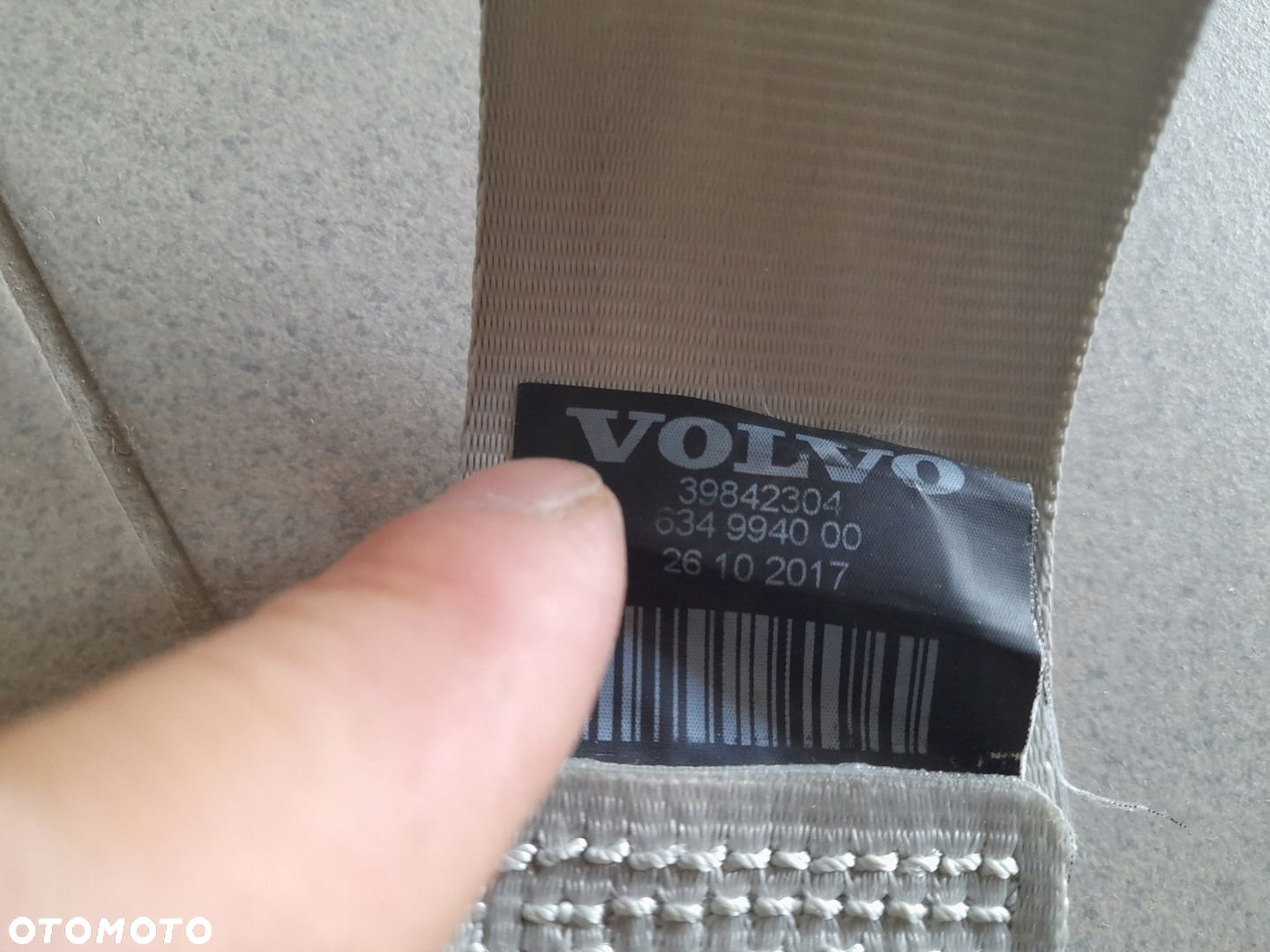 PAS BEZPIECZEŃSTWA PRAWY PRZÓD 39842304 VOLVO XC60 II 2022R W-WA - 5