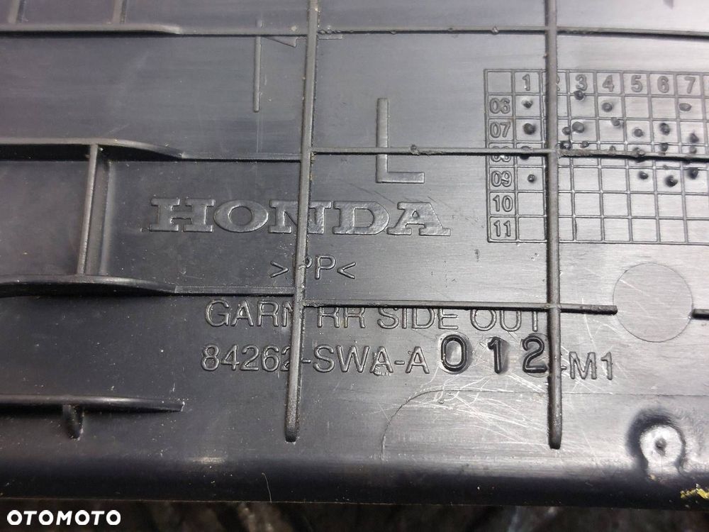 LISTWA PROGOWA LEWA + PRAWA TYŁ + PRZÓD HONDA CR-V III - 11