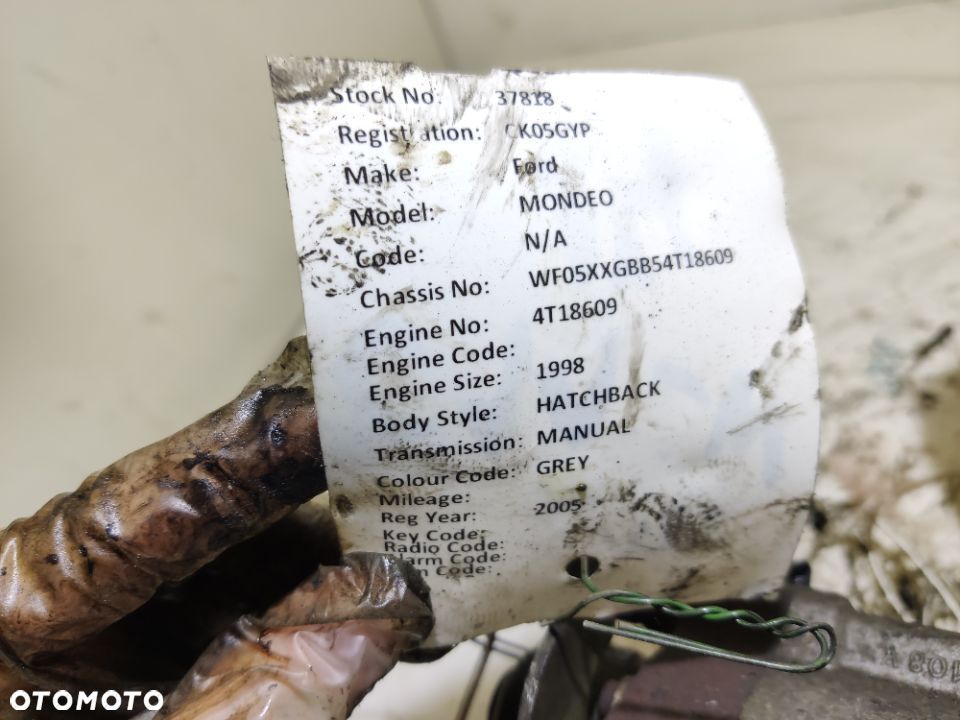 POMPA WTRYSKOWA FORD MONDEO MK3 JAGUAR 2.0 DIESEL 5S7Q-9B395-AA 2006 WYSYŁKA! - 5