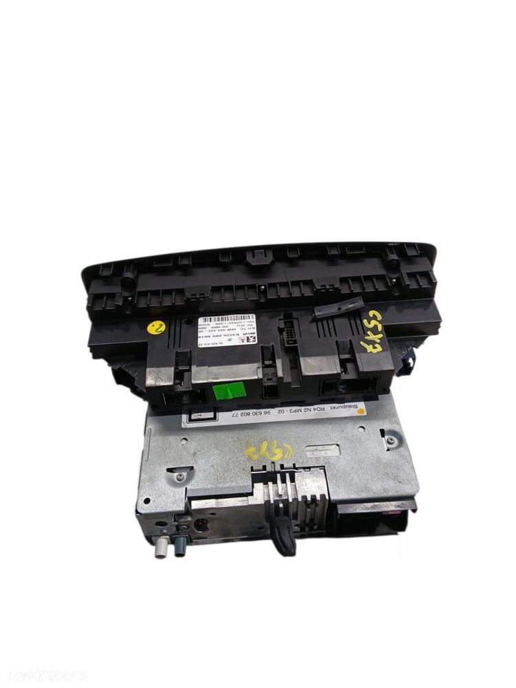 radio cd panel sterowania klimatyzacji citroen c5 iii x7 96829415zd - 4