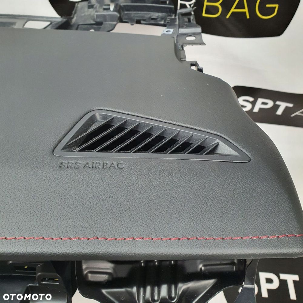 TOYOTA COROLLA E21 DESKA ROZDZIELCZA KONSOLA KOKPIT PULPIT PODUSZKI AIRBAG AIR BAG PASY KIT SET - 5