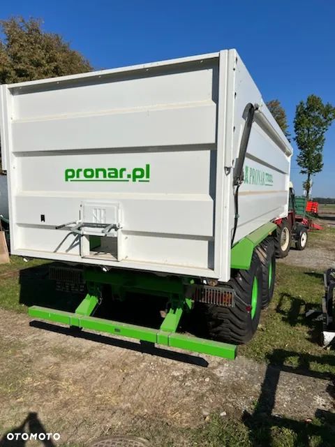 Pronar Przyczepa skorupowa T669 /T-700 XL tandem 14 ton, nadstawy, plandeka, oś skrętna - 19