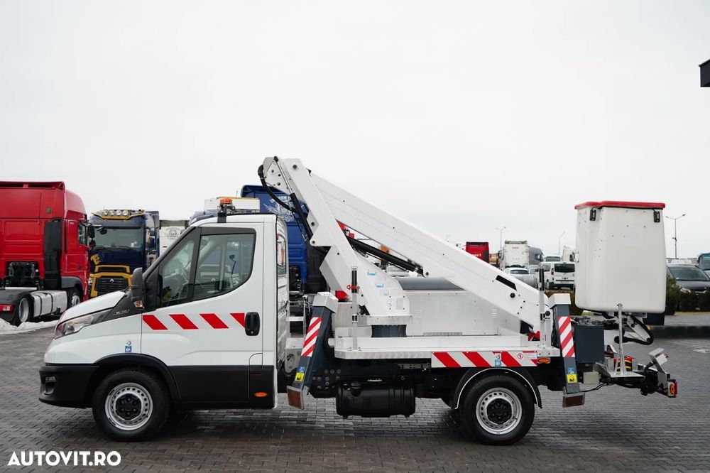 Iveco 35-140 / Platformă de lucru aeriană / FRANCE ELEVATEUR 141 TLE / 4 SUPPORTURI / MANUALĂ / 2020 - 10