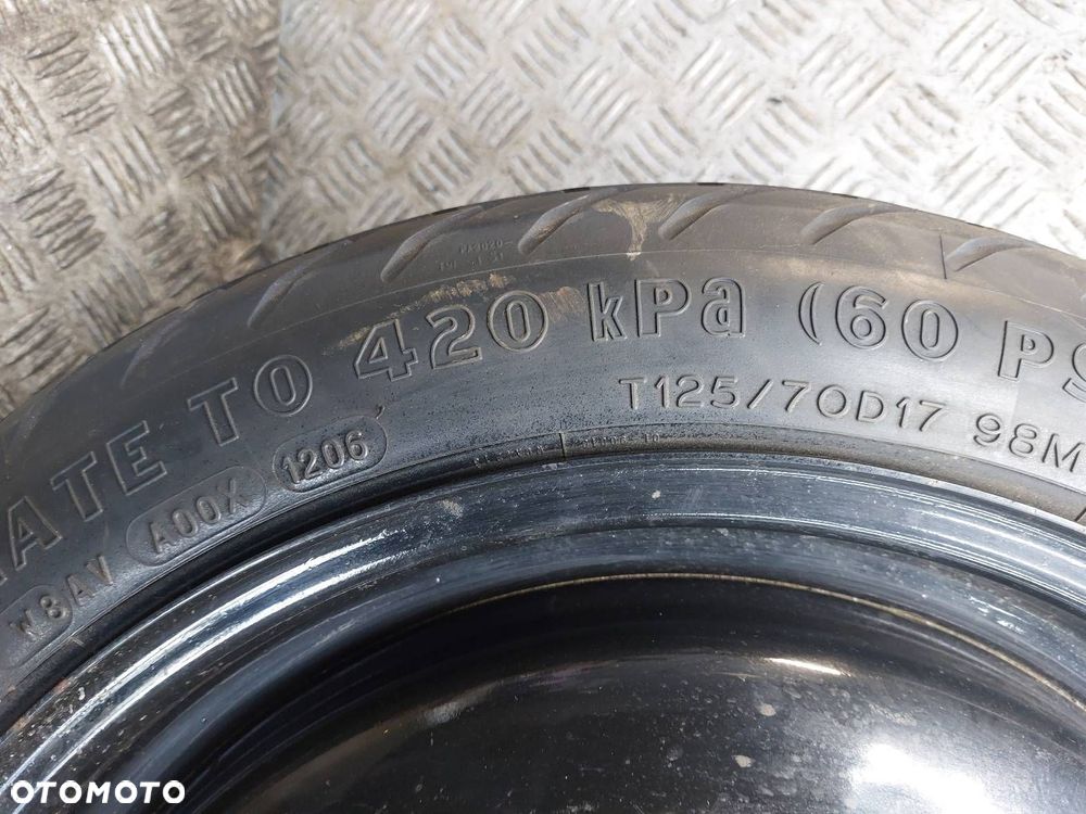 ORGANIZER WKŁAD BAGAŻNIKA LEWAREK + DOJAZDÓWKA 5x100 125/70R17 AVENSIS T25 - 5