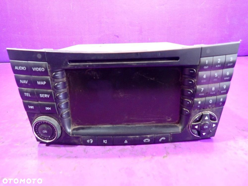 MERCEDES E-KLASA W211 06- LIFT FL RADIO CD  NAVI NAWIGACJA A2118204497 - 2