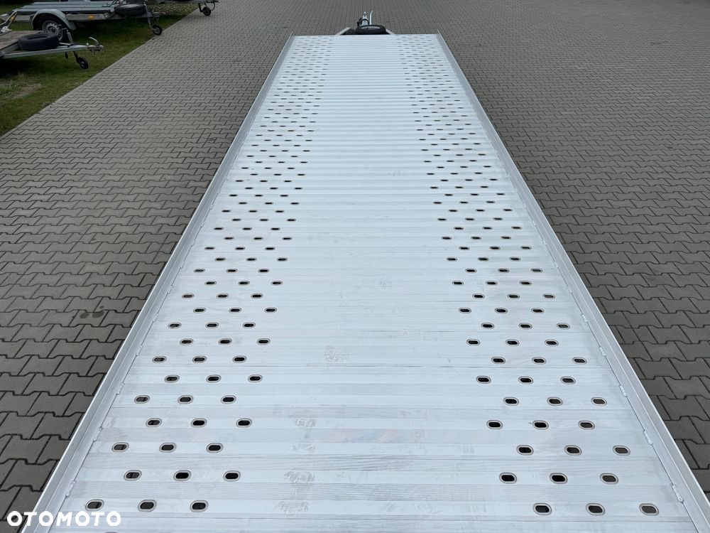 Gromex laweta aluminiowa | 850x210cm | DMC 3500kg | platforma na 2 auta | 3 osie AL-KO | OŚWIETLENIE LED - 38