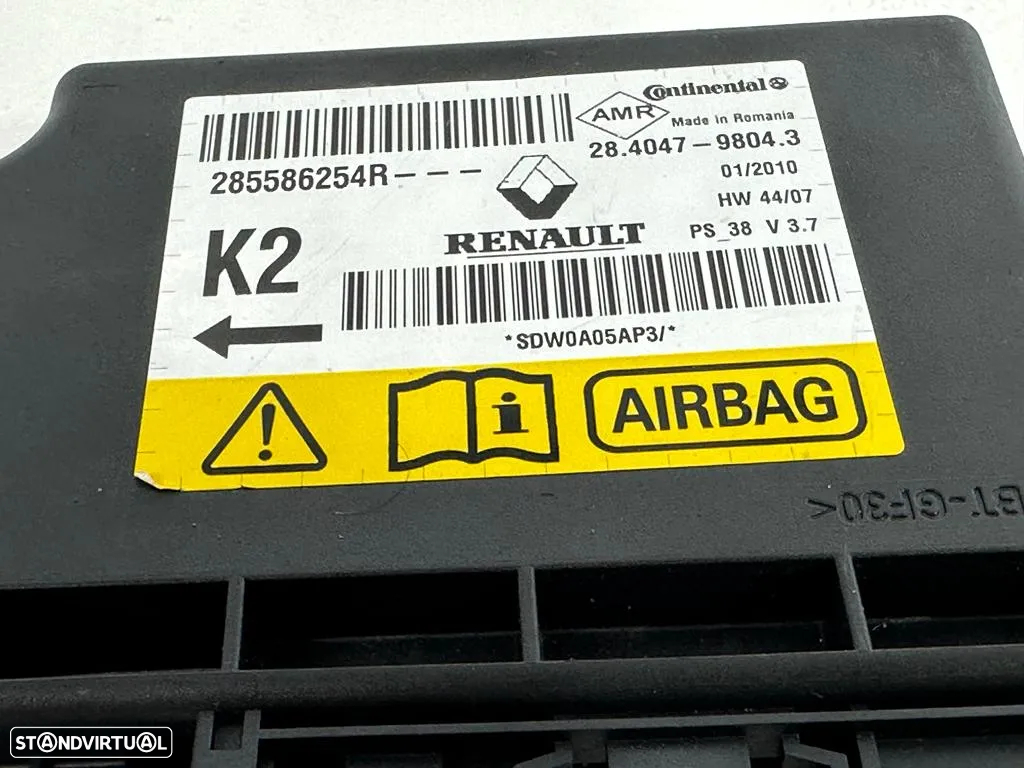 Centralina Airbags - Renault Megane III - 3