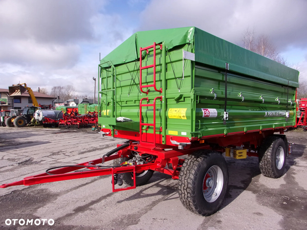 Pronar Przyczepa dwuosiowa PT612 - 12 ton wywrotka z trójstronnym wywrotem