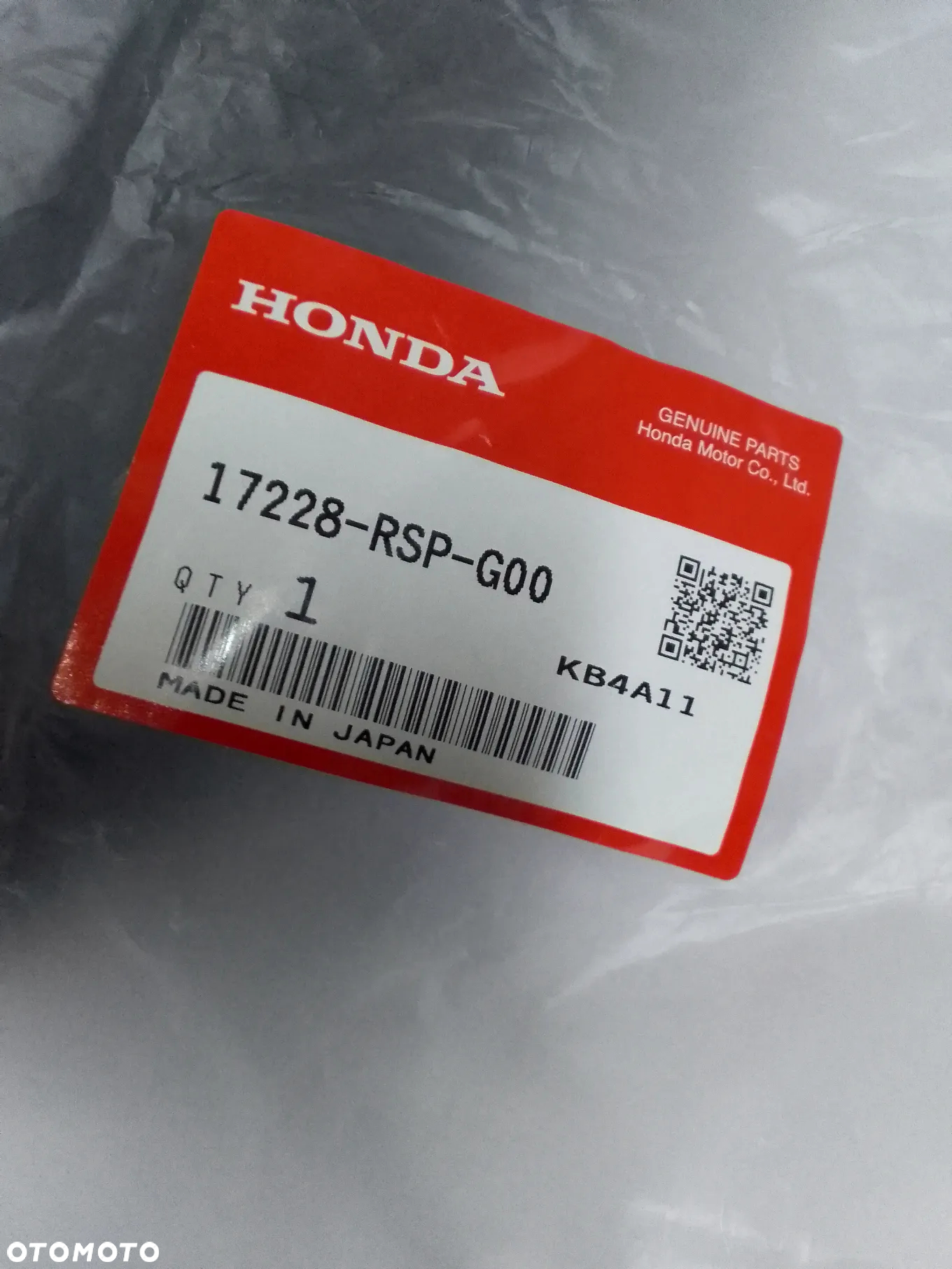 OEM Honda rura dolotu powietrza Civic 8gen 06-11 TypeR FN2 K20Z4 - 2