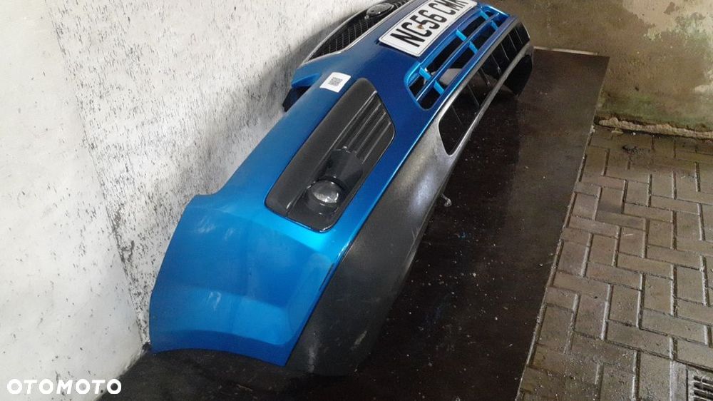 * ZDERZAK PRZÓD PRZEDNI DO FORD FOCUS MK2 2 II G3 NIEBIESKI BŁĘKITNY HALOGENY - 2