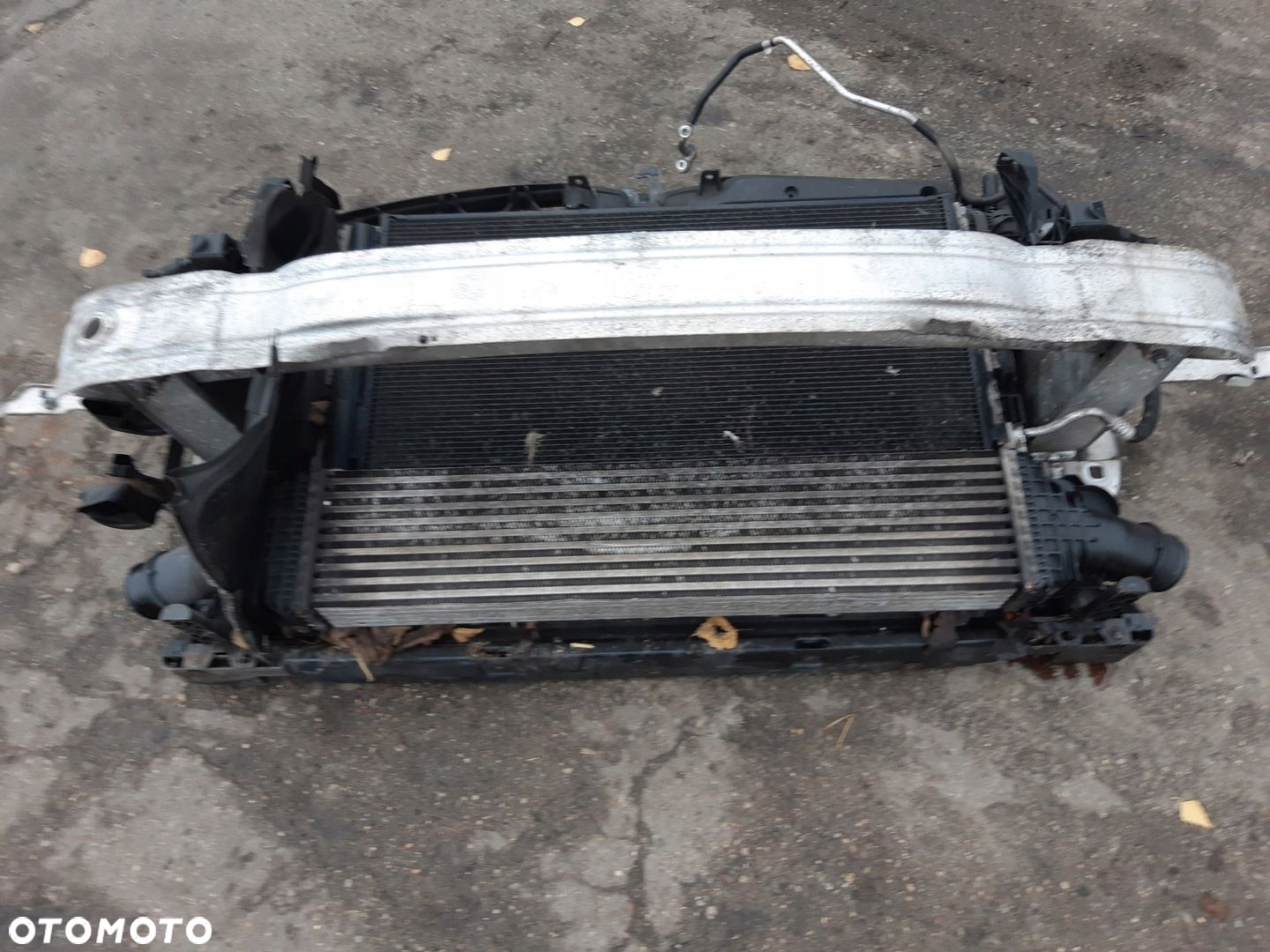 AUDI A6 C7 2.0 TDI TFSI PAS PRZEDNI WENTYLATORY CHŁODNICE BELKA WZMOCNIENIE - 3