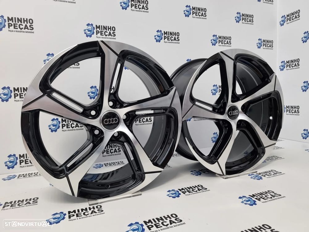 Jantes Audi Novo RS7 em 18 Preto Polido - 2