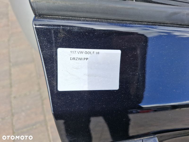 VOLKSWAGEN GOLF VI MK6 DRZWI PRAWY PRZÓD PRAWE PRZEDNIE - 6