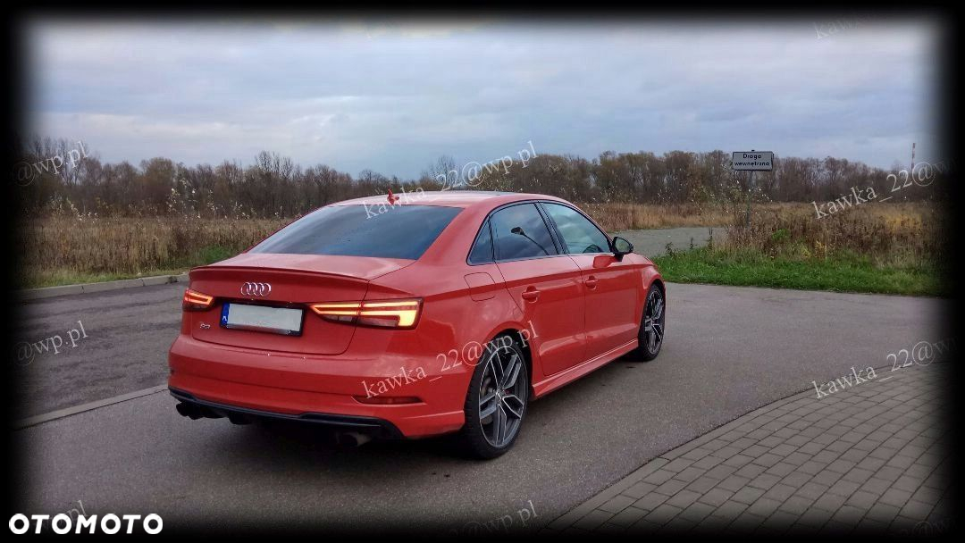AUDI A3 S3 8V SEDAN S-LINE SPOILER LOTKA PODKŁAD!! - 8