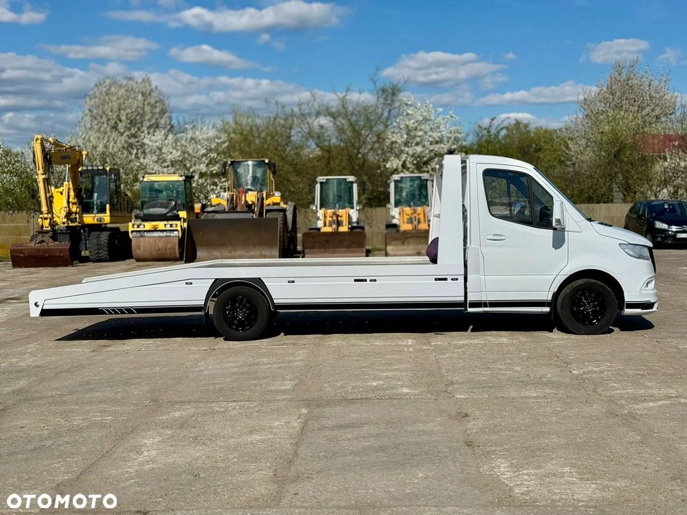 Mercedes-Benz Sprinter 317 Autolaweta najazd alu Hak 3500kg - 11