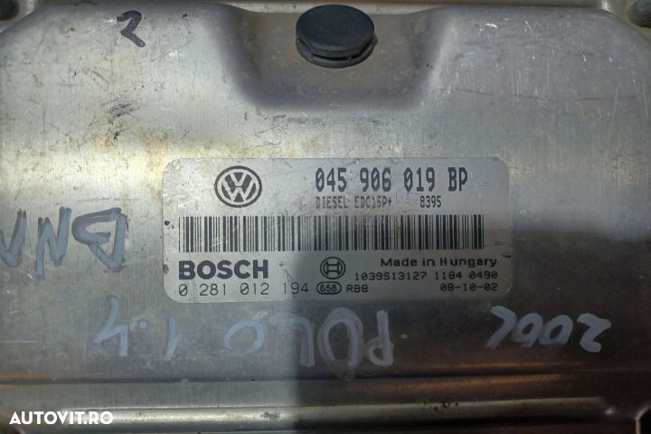 CALCULATOR MOTOR ECU 045906019BP 0281012194 - 1.4 BNM 045906019BP 028 - 3