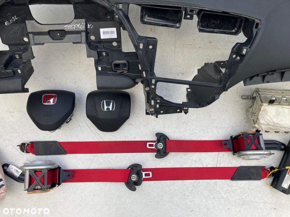 HONDA CIVIC 9 IX UFO 2 DESKA KONSOLA KOKPIT PULPIT PÓŁKA PARAPET PODUSZKI POWIETRZNE KIEROWCY PASAŻERA AIRBAG SRS naprawa regeneracja wymiana od ręki Raz2 !!! - 7