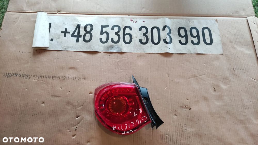 Lewa tylna lampa Alfa Romeo Giulietta