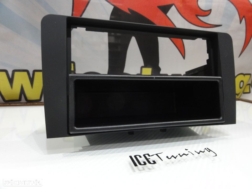 Frente adaptadora para radio universal 1 ou 2 / duplo DIN com gaveta para audi A3 8P 2003-2013 - 7