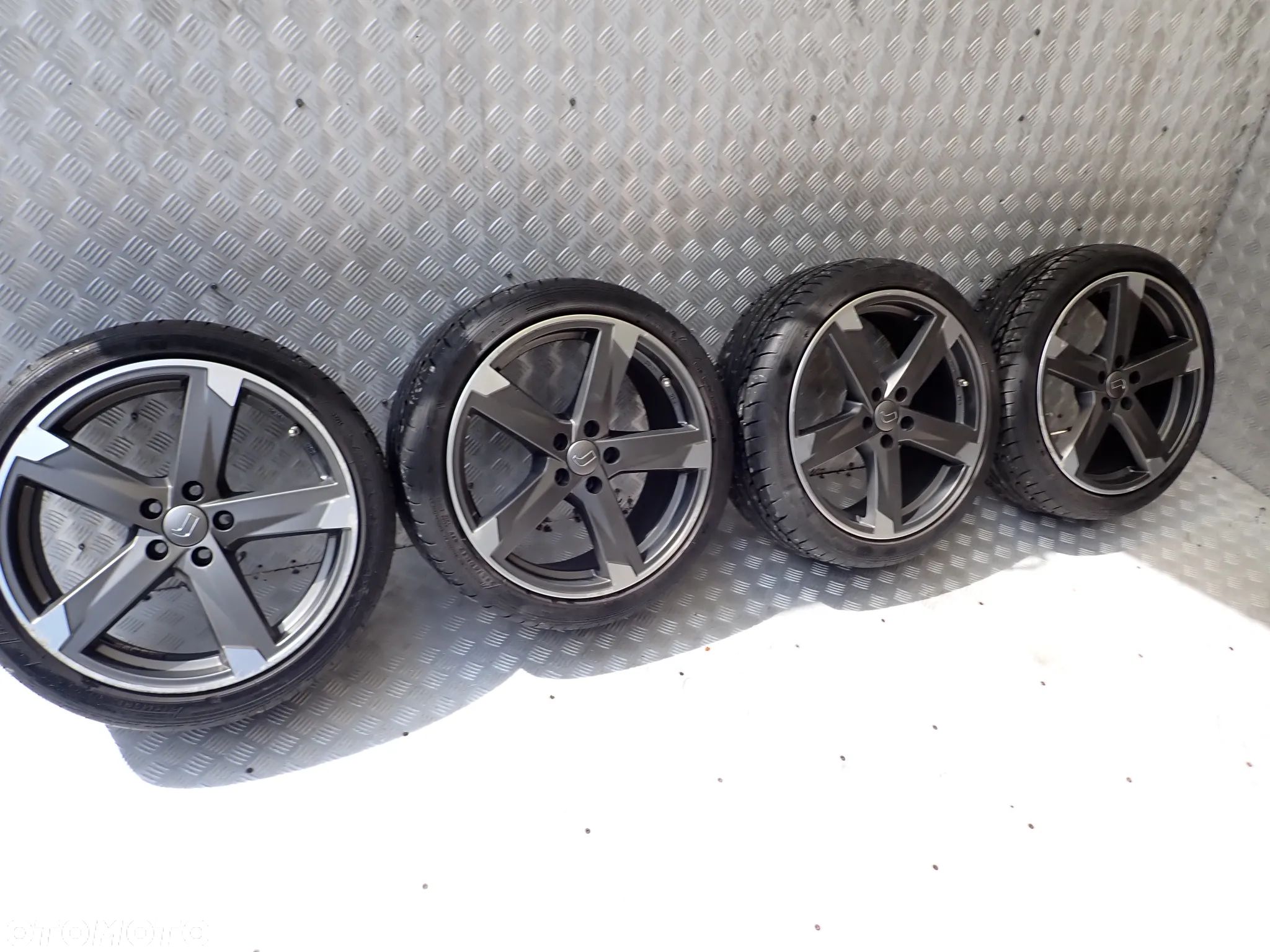 KOŁA FELGI ALUMINIOWE 7,5JX17  ET 38  5X100  KBA48782   01RZ   Z OPONAMI LATO DUNLOP  215/40/17  1400 ZŁ - 1