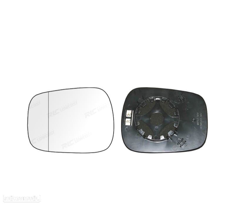 VIDRO BASE REVERSÍVEL ESQUERDO / DIREITO RENAULT KANGOO II 01-08 ASFÉRICO TÉRMICO - 1