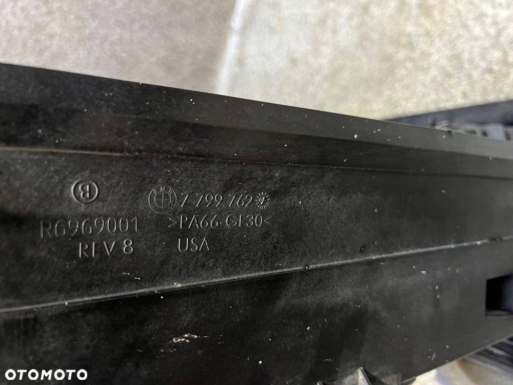 BMW X5 E70 chlodnica wody klimatyzacji intercooler ramka chlodnic 3.0 D M57 - 9