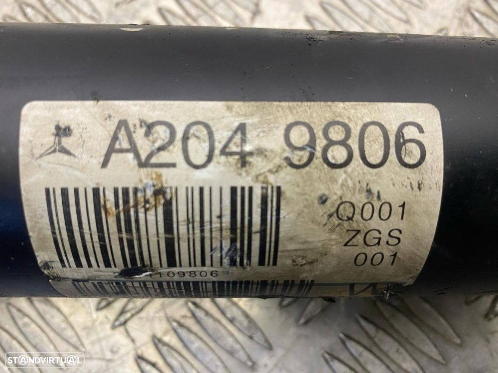 Veio transmissão Central MERCEDES-BENZ C-CLASS (W204) C 250 CDI REF. A2049806 - 5