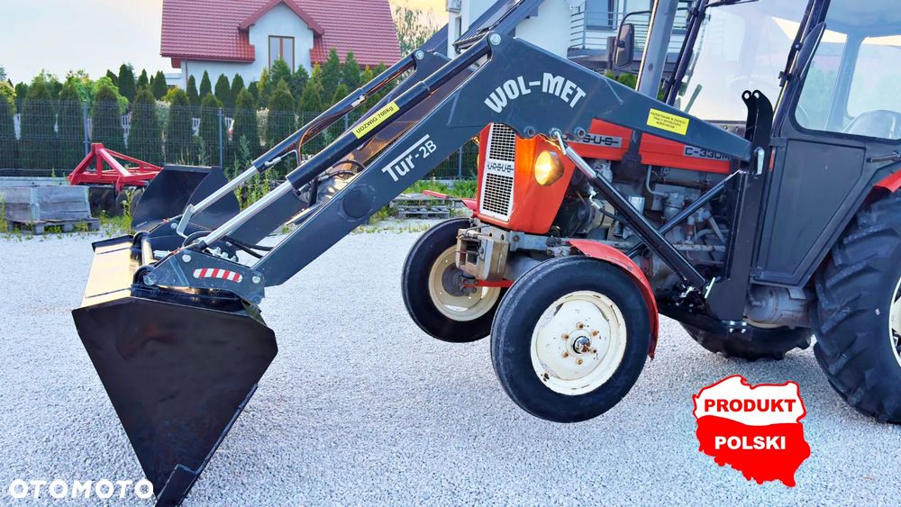 PROMOCJA-Ładowacz czołowy WOLMET 2B euro ramka-DOSTAWA pod adres-MONTAŻ tur T25 c330 tur c360 RATY tur ursus tur zetor 5011 ZETOR 7011 - 1