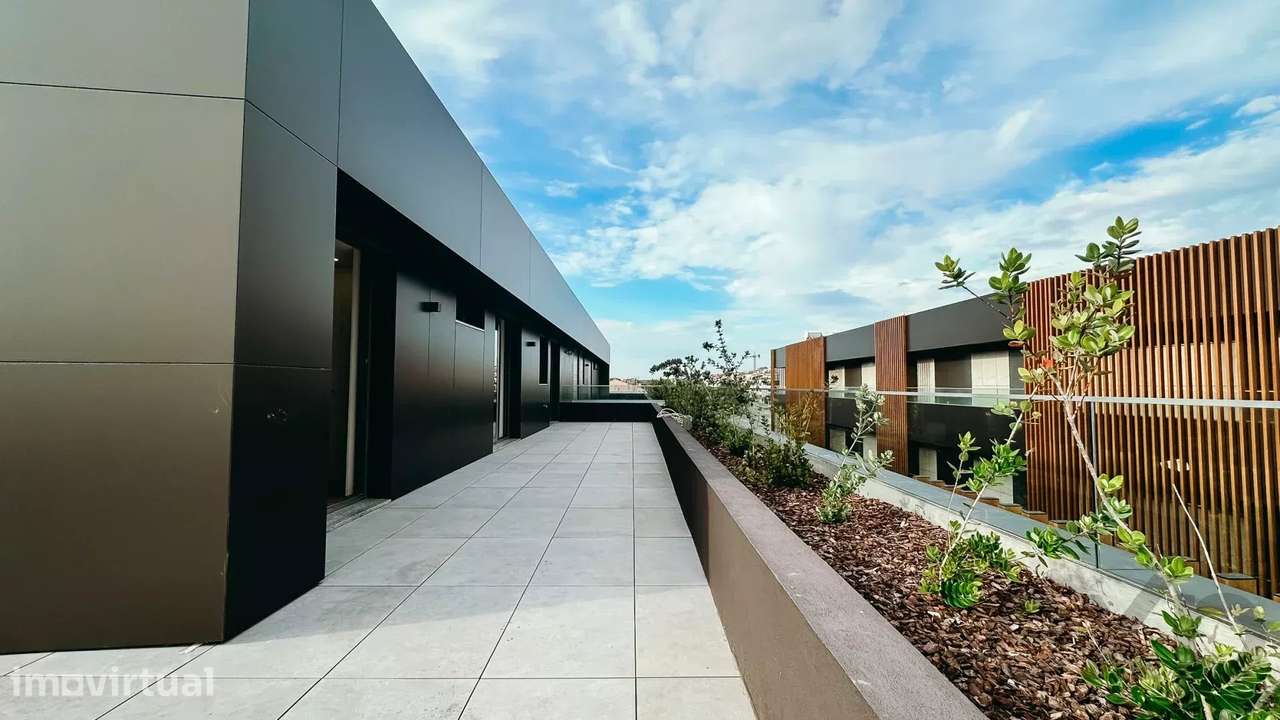 T3 RECUADO COM TERRAÇO EM CONDOMINIO PRIVADO ESPINHO - Grande imagem: 3/25