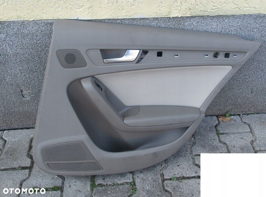 audi a4 b8 tapicerka boczek drzwi prawy tył jasny - 1