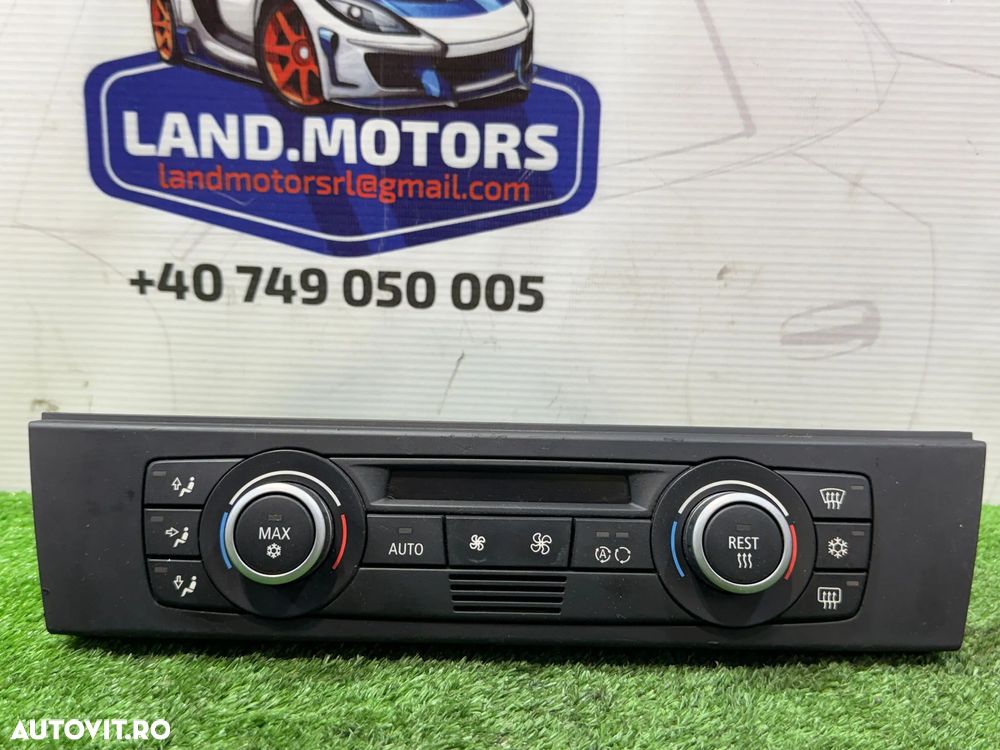 PANOU CENTRAL COMANDA CLIMA BMW 318I SERIA 3 E90 LCI 2.0 BENZINA 2008 COD OEM 64119182287 2011-2019 - 1