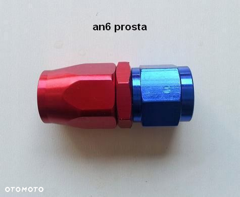 Końcówka złączka przewodów prosta AN-6 aluminiowa - 2